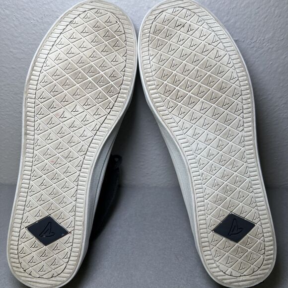 Sperry Crest Knoll  High Top Sneaker Chukka Womens 7.5 Canvas Gray Lace Up - Picture 10 of 13